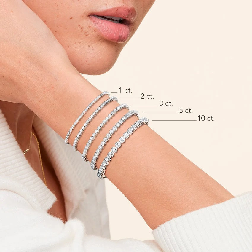 7 In. Diamond Tennis Bracelet (4 ct. tw.) in 14K Rose Gold