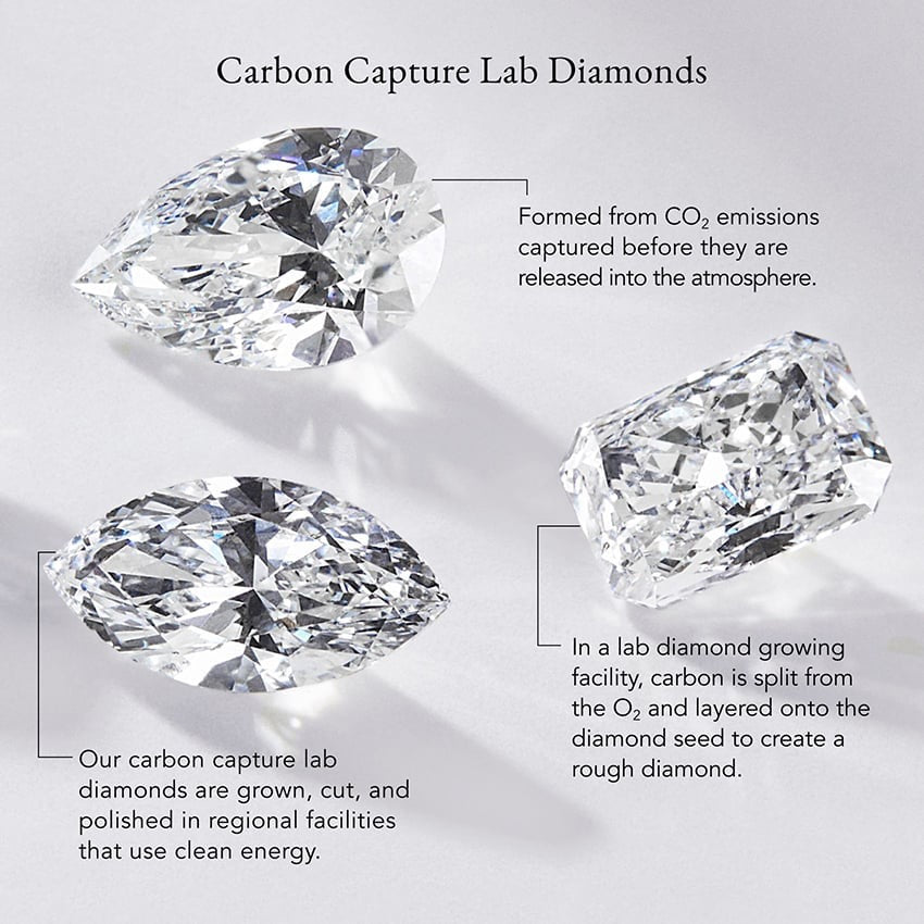 Jane Goodall Leaf Lab Diamond Ring (1/4 ct. tw.) in 14K Yellow Gold