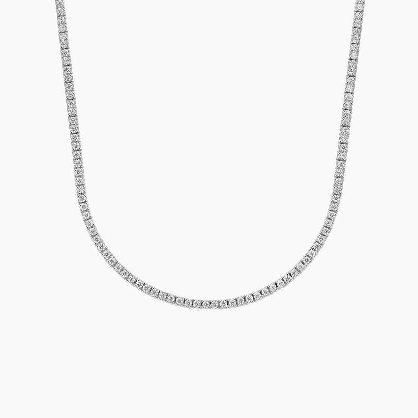 16 In. Perfect Four-Prong Lab Diamond Tennis Necklace (3 ct. tw.) in 14K Gold