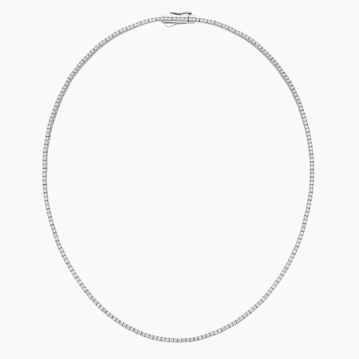 16 In. Perfect Four-Prong Lab Diamond Tennis Necklace (3 ct. tw.) in 14K Gold
