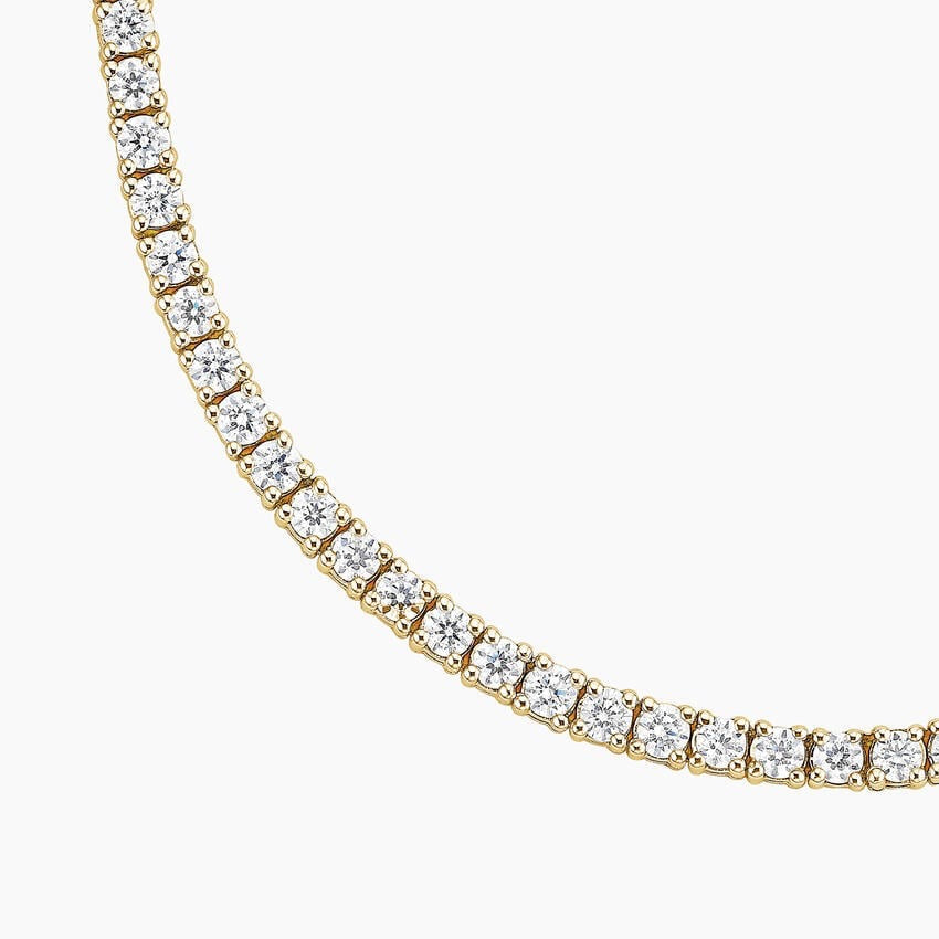 16 In. Perfect Four-Prong Lab Diamond Tennis Necklace (3 ct. tw.) in 14K Gold
