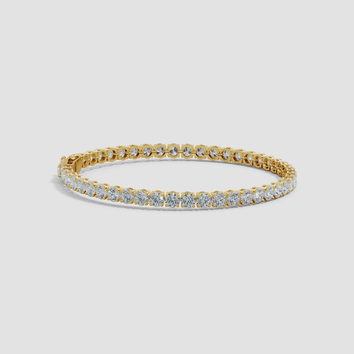 Gold Eclipse® Tennis Bracelet  5mm